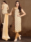Blue N F A LINE CHURIDAR 02 Designer Festive Wear Worked Readymade Salwar Suit Collection N F C 056 Blue